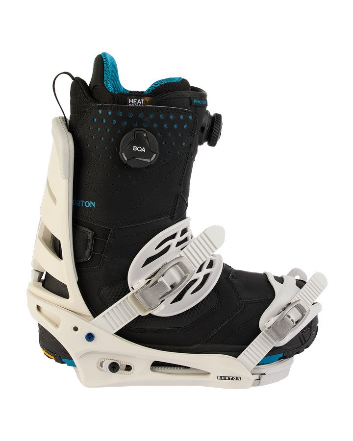 Burton Men's Mission Re:Flex Snowboard Bindings - Stout White