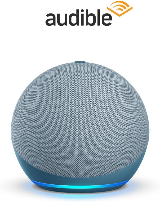 Echo (4th Gen) | With premium sound, smart home hub, and Alexa | Glacier White