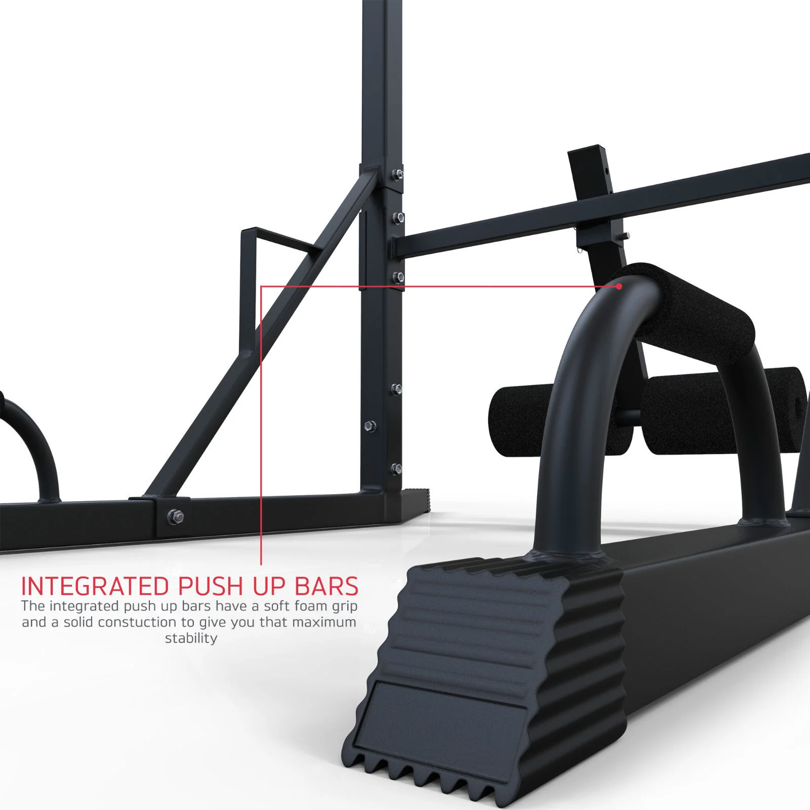 TowerPower 2 Pull Up tower Station BLACK-RED