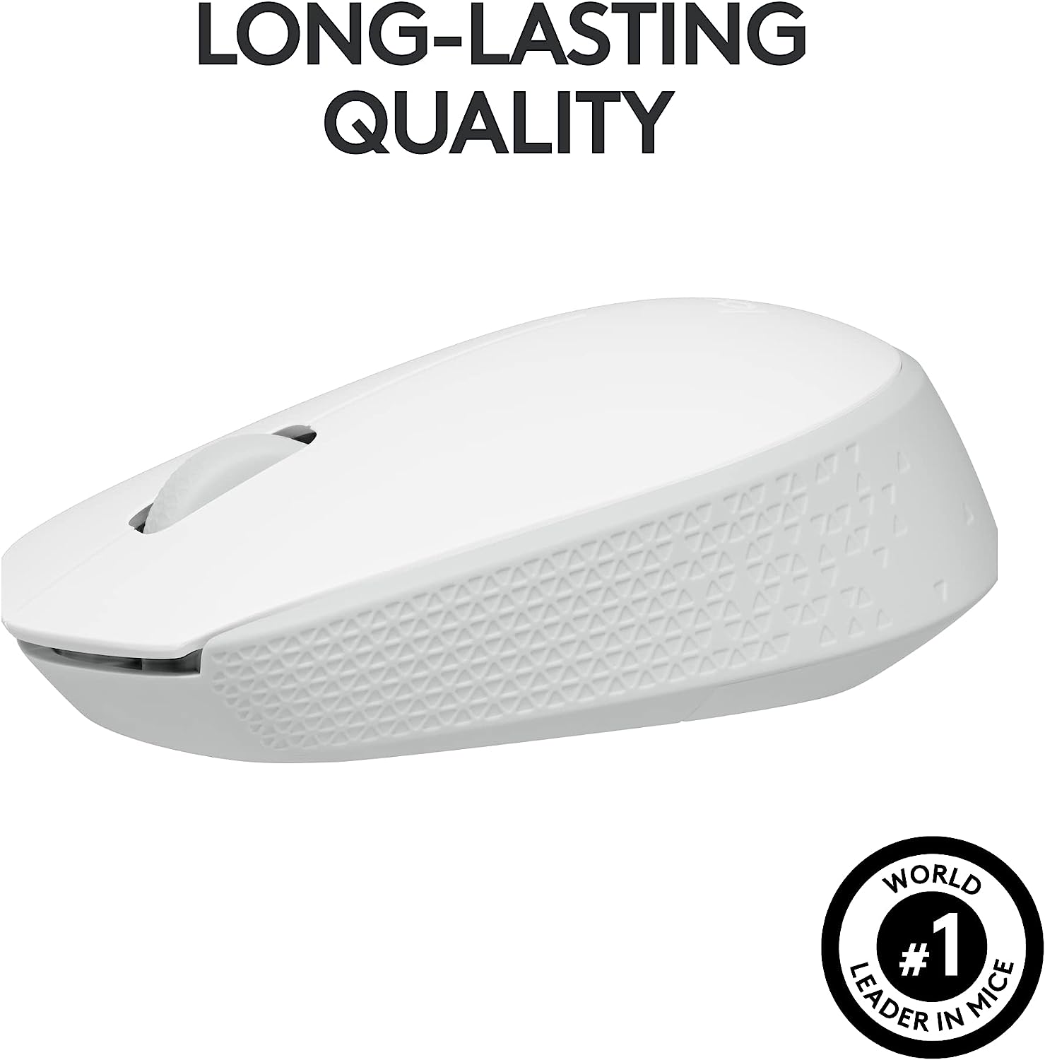 Logitech M170 Wireless Mouse for PC, Mac, Laptop, 2.4 GHz with USB Mini Receiver, Optical Tracking, 12-Months Battery Life, Ambidextrous - Blue Grey