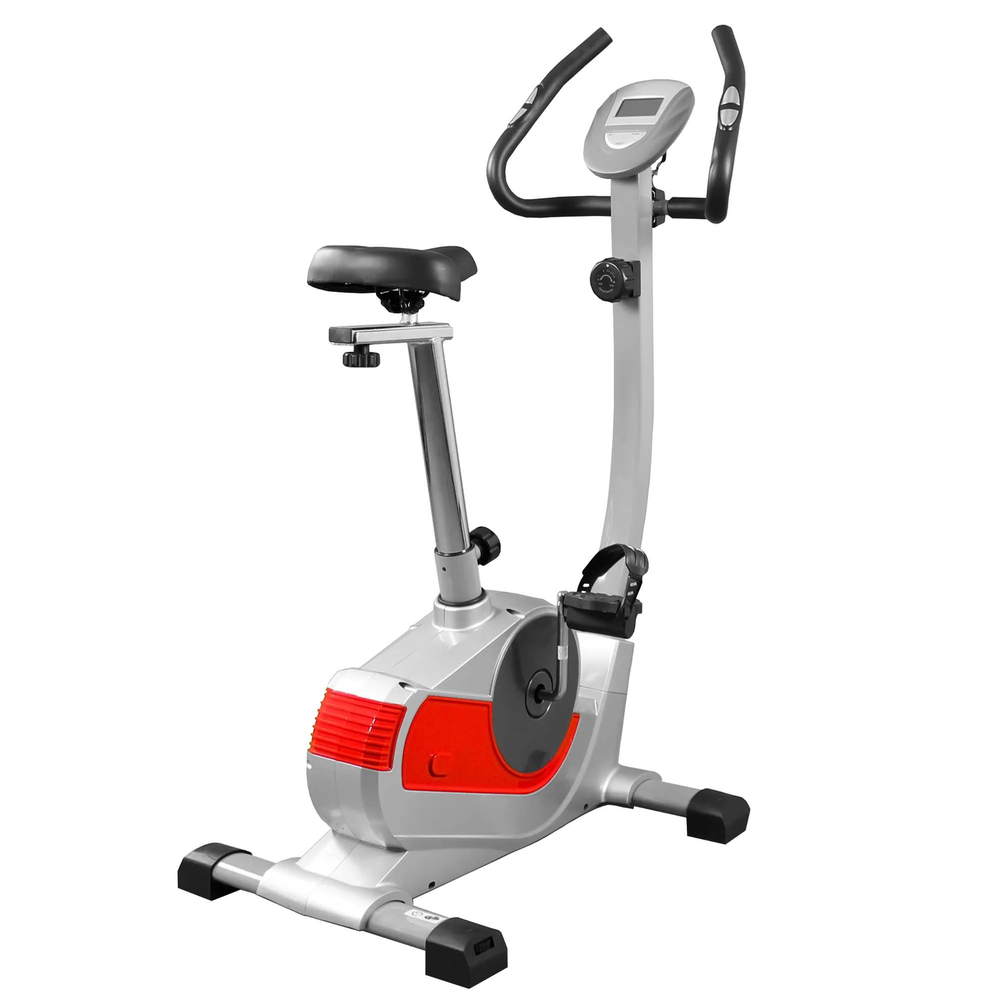 RevXtreme RideX Magnetic Exercise Bike SILVER-RED