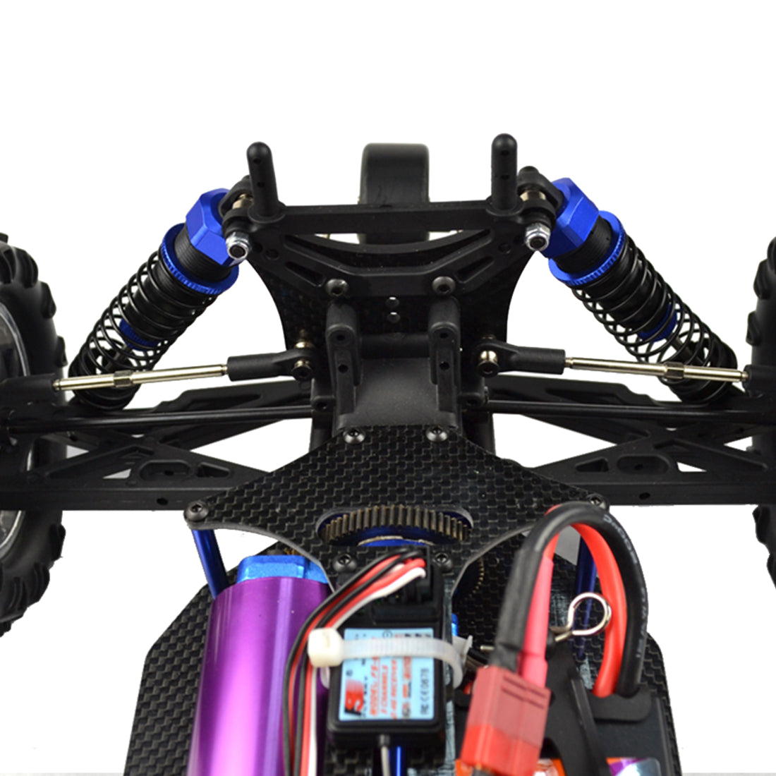 VRX RH1013PR 1/10 Scale 4WD Electric Brushless Monster Turck 2.4G High Speed RC Car with 60A ESC and 3650 Motor - RTR Version