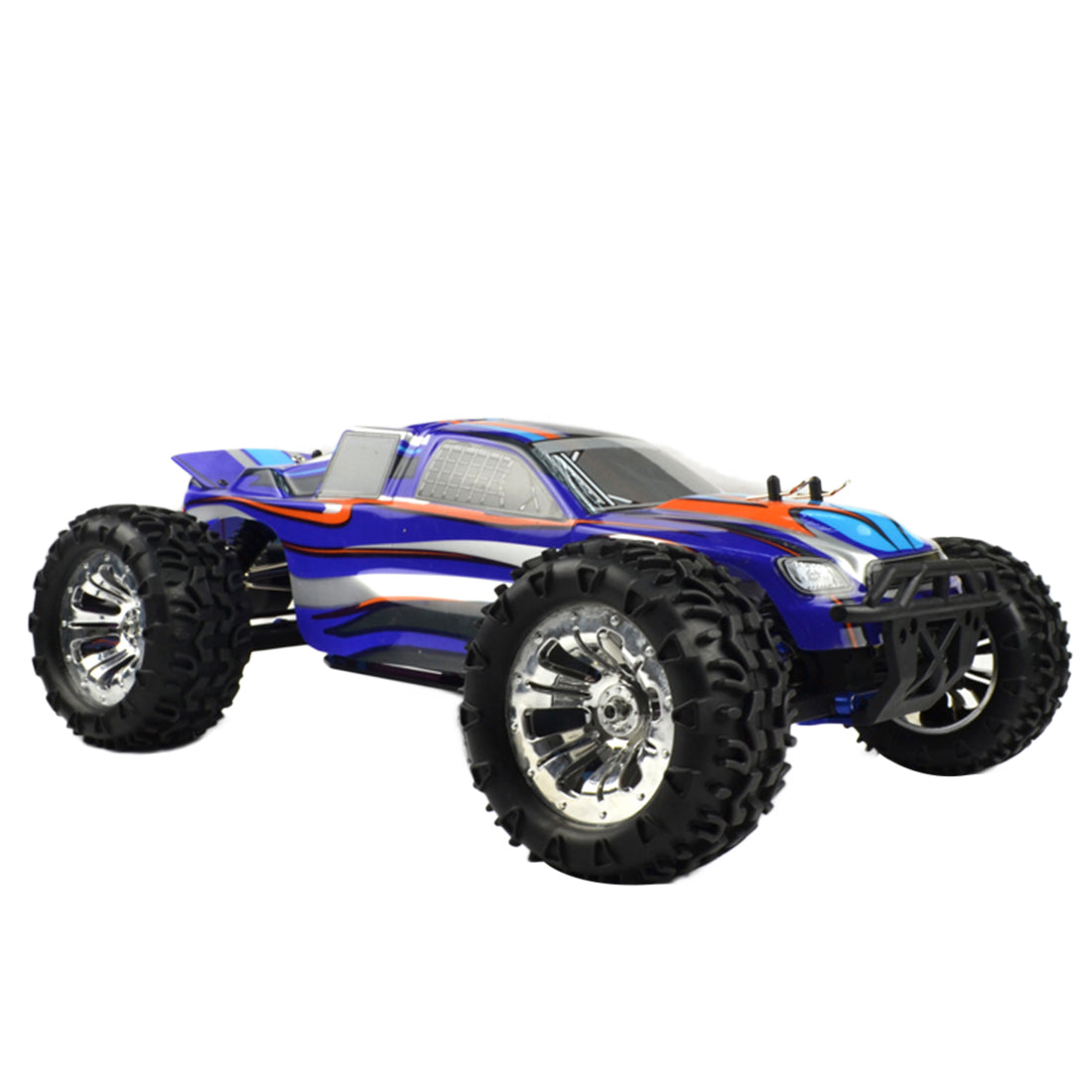 VRX RH1013PR 1/10 Scale 4WD Electric Brushless Monster Turck 2.4G High Speed RC Car with 60A ESC and 3650 Motor - RTR Version