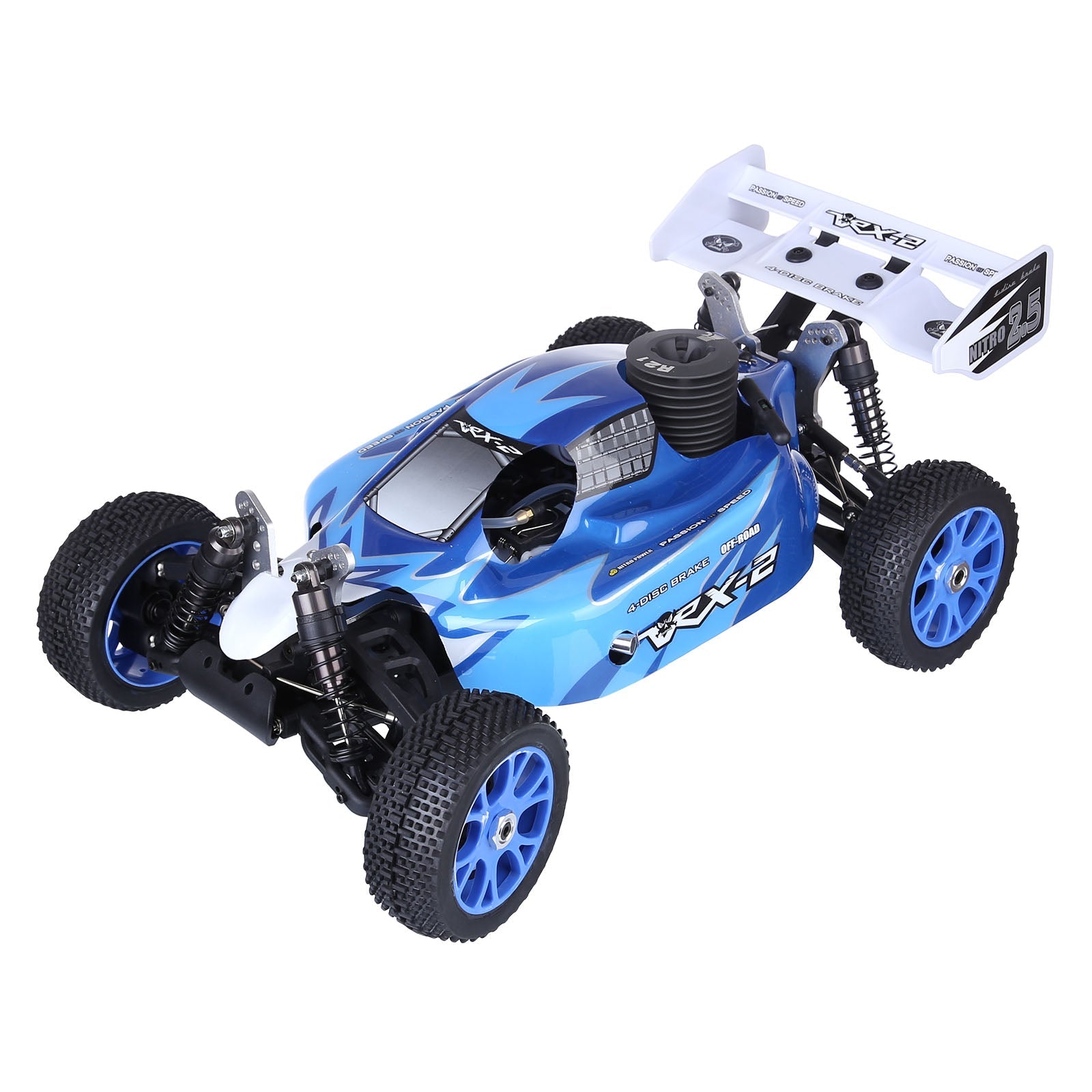 VRX RH802 1/8 Scale 4WD Nitro Powered RC Car Off-road Buggy Vehicle High Speed 2.4G Nitro RC Car