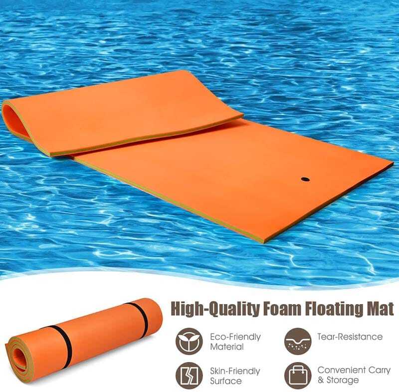 12' x 6' 3 Layer Tear-Resistant XPE Foam Floating Water Pad