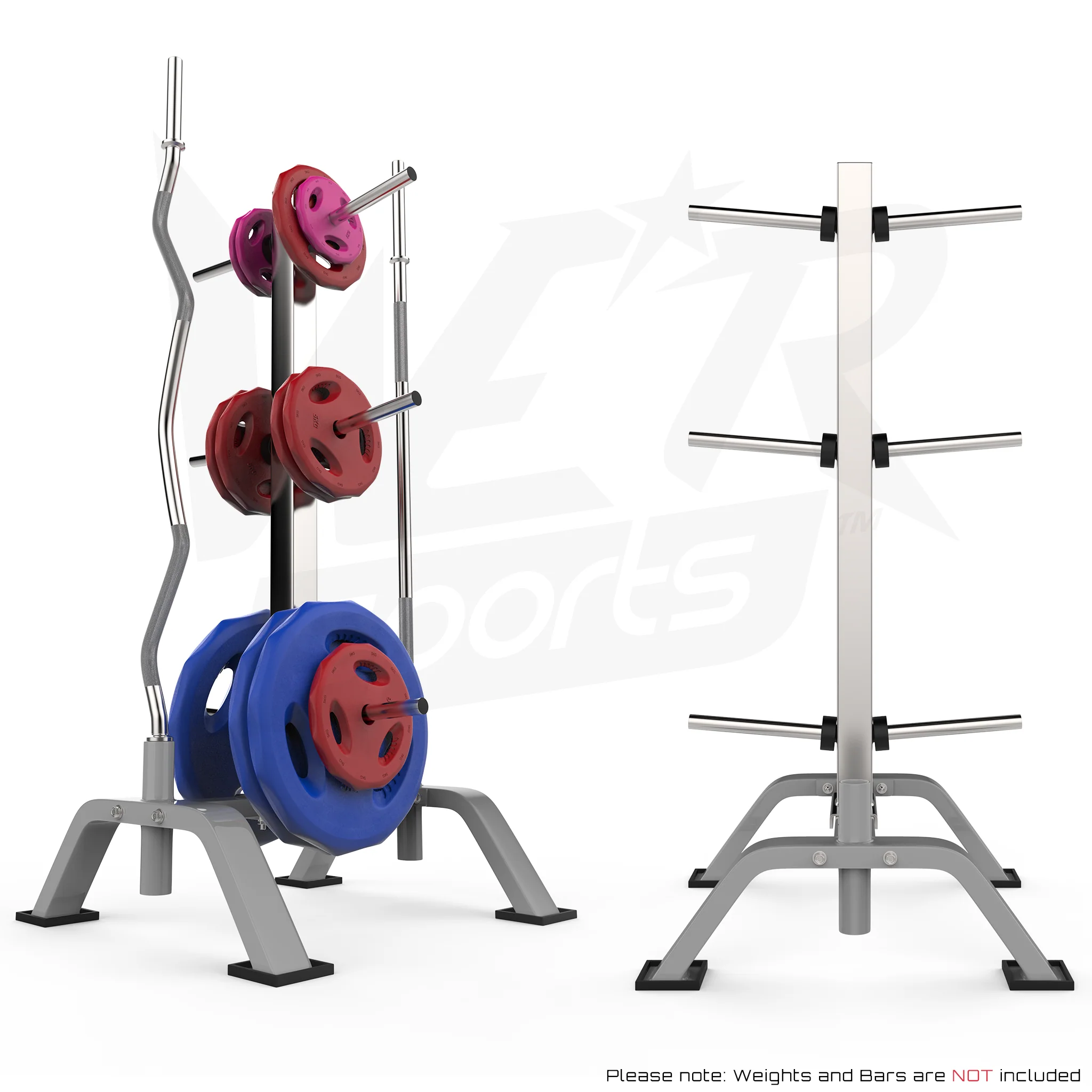 Weight Plate Rack SILVER
