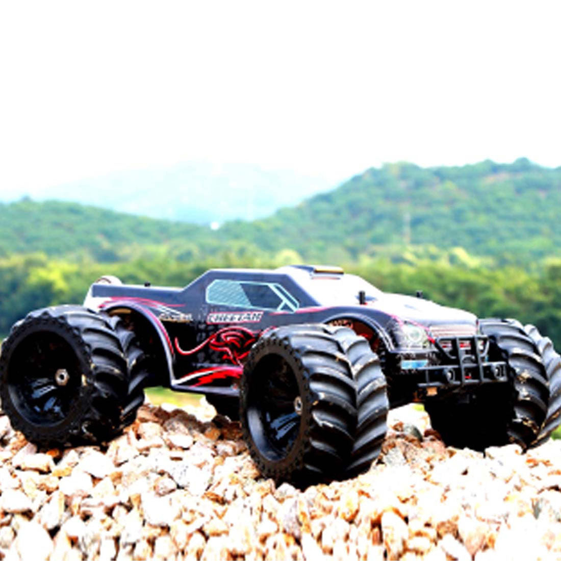 JLB Racing 11101 1:10 4WD 2.4G 80A RC Car Splashproof Flip Brushless Monster Remote Control Truck- RTR