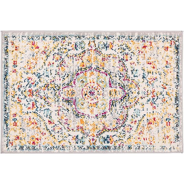 Rugshop Vintage Distressed Bohemian Area 5' x 7' Multi 5' x 7' Multi Color