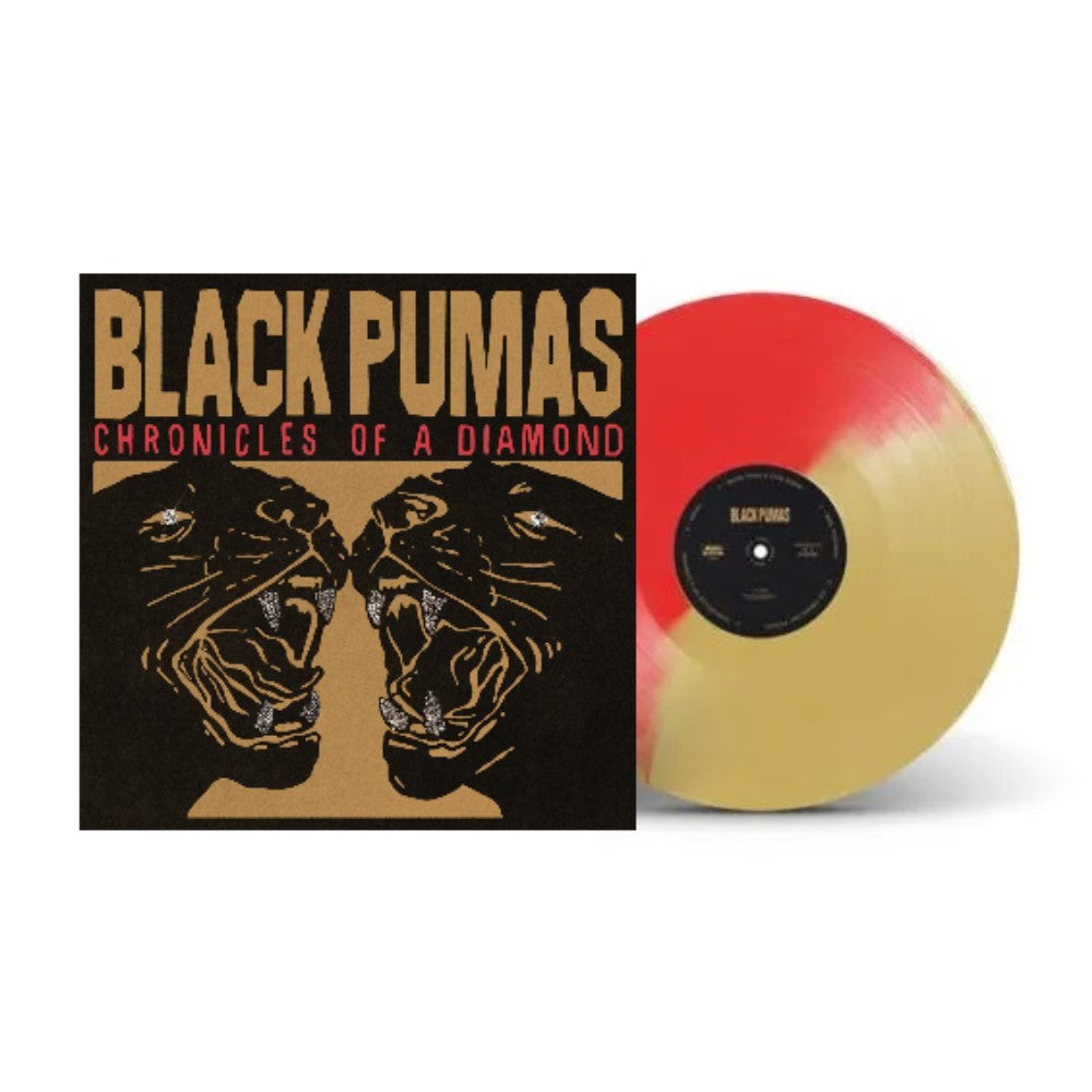 Black Pumas - Chronicles of a Diamond Exclusive Limited Edition Red & Gold Colored Vinyl LP Record