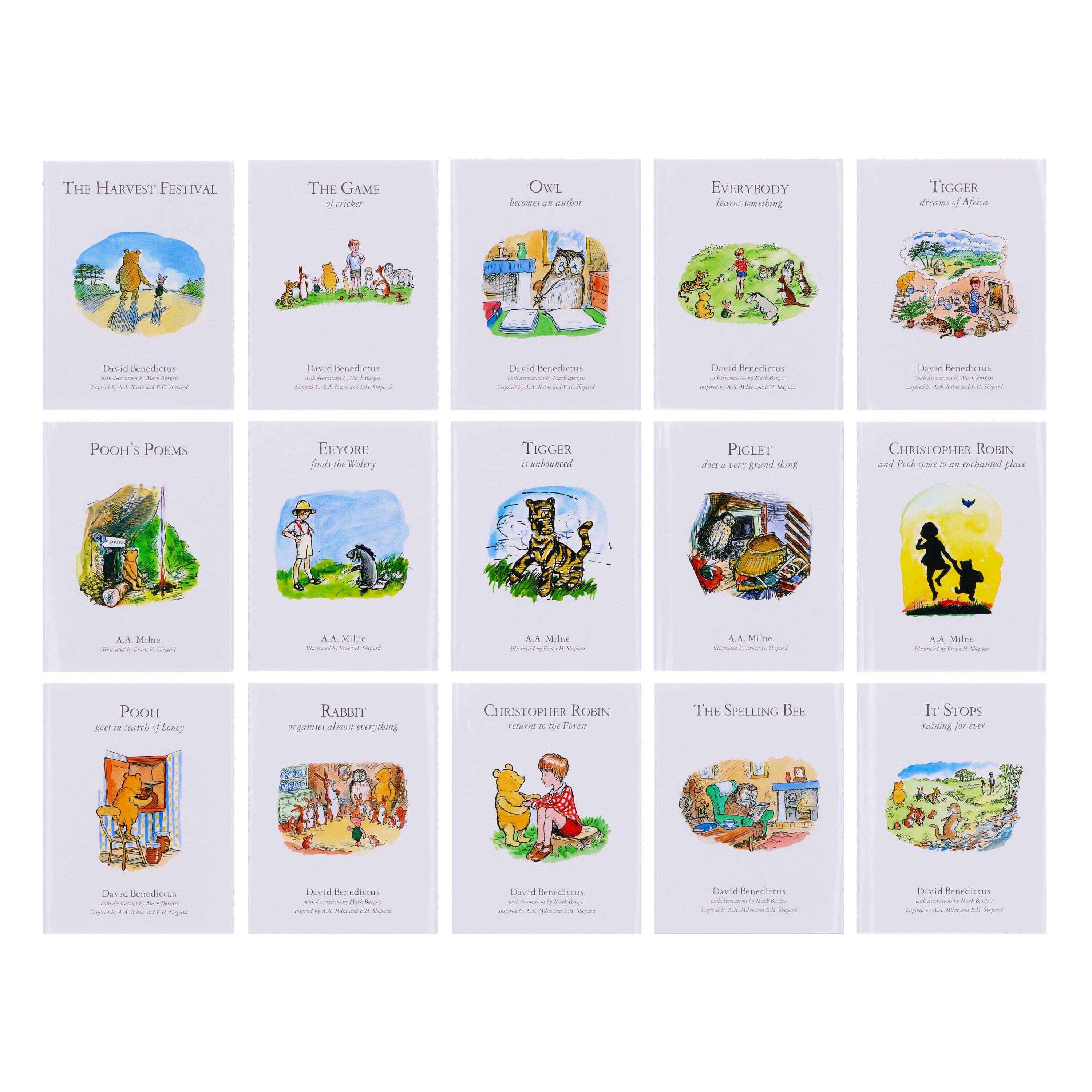 Winnie the Pooh Complete Collection 30 Books Box Set by A. A. Milne - Ages 3+ - Hardback