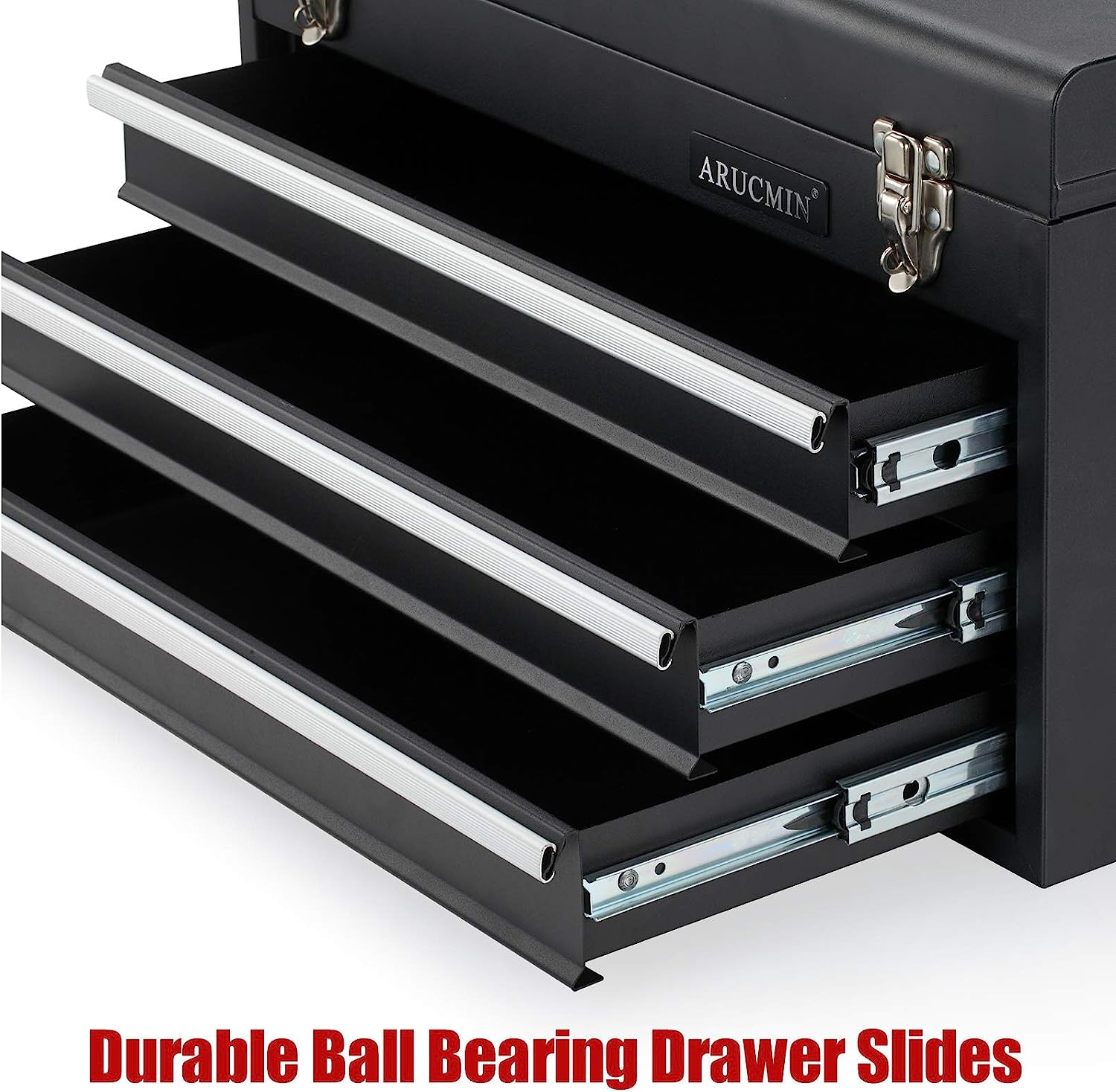 ARUCMIN 438-Piece Mechanics Tool Set with 3-Drawer Heavy Duty Metal Box Repair Tool Kit