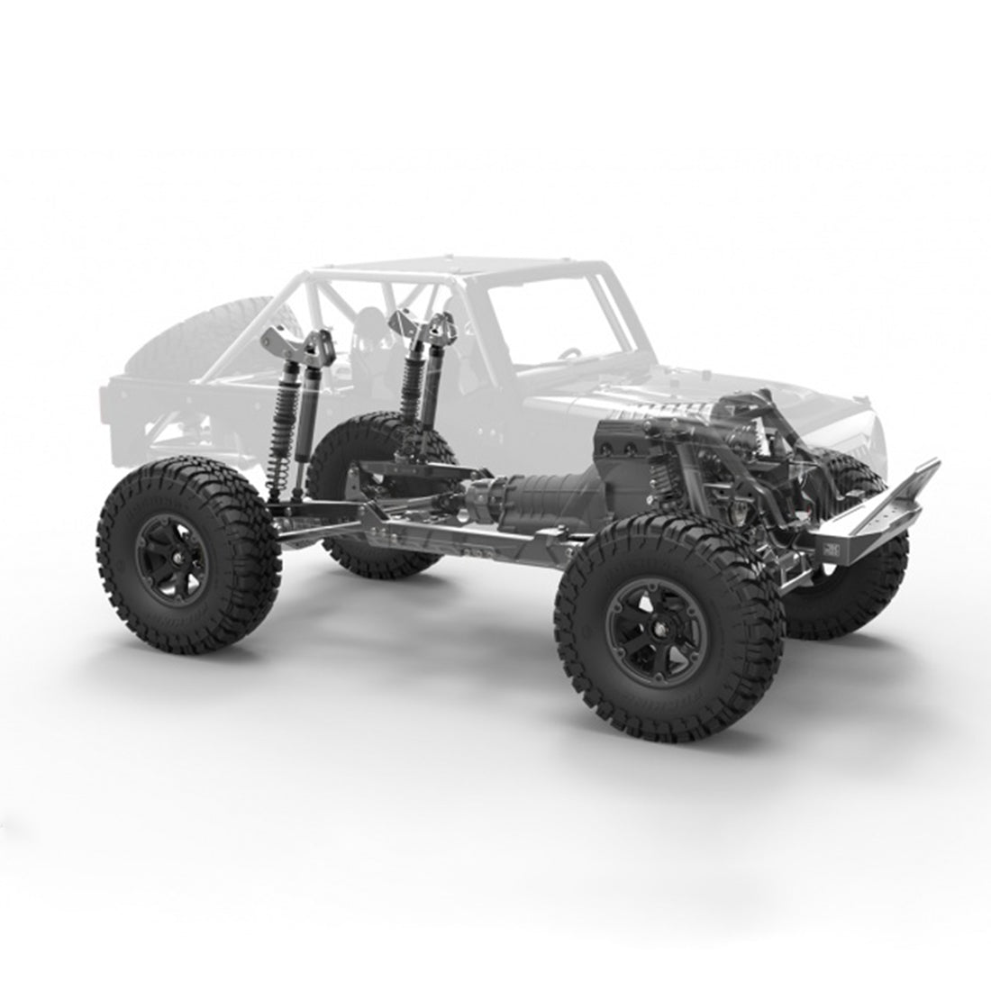Capo JKMAX 1/10 All Metal DIY RC Simulated Crawler Car Off-road Vehicle Model - KIT Version (No Electronic Devices)