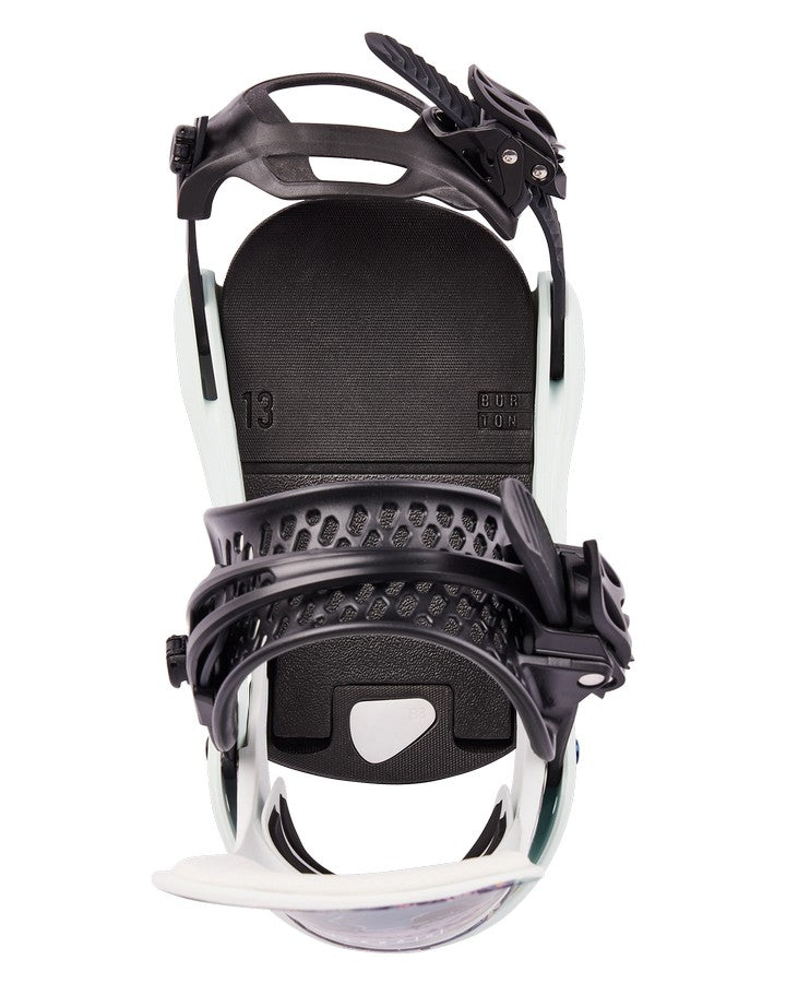 Burton Womens Lexa X Re:Flex Snowboard Bindings - Light Blue/Collage - 2023
