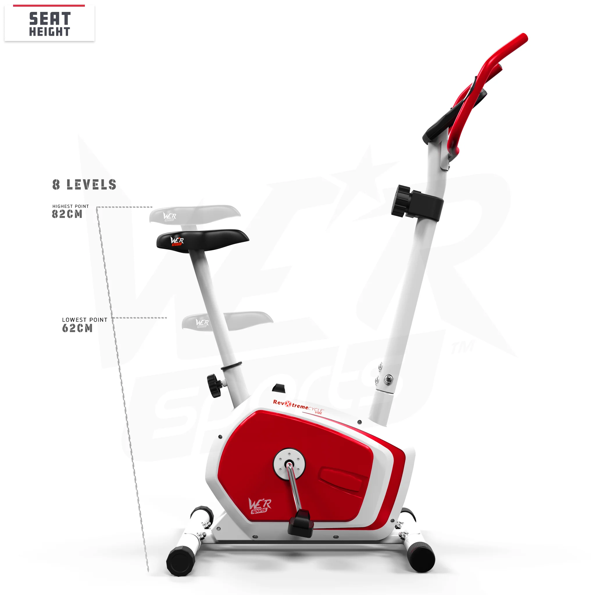 RevXtreme Vibe Magnetic Exercise Bike Indoor Cycle