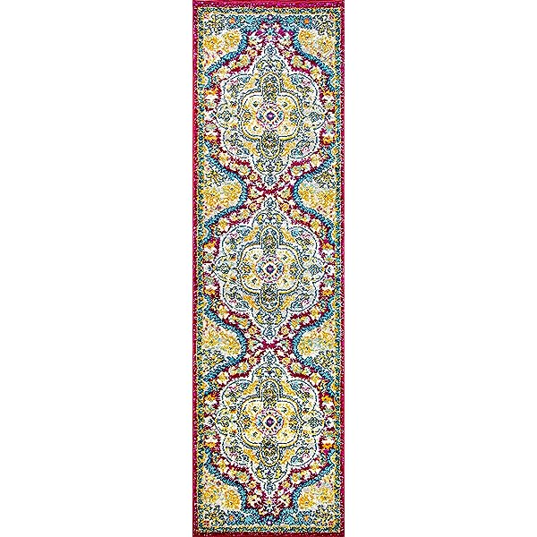 Rugshop Vintage Distressed Bohemian Area 5' x 7' Multi 5' x 7' Multi Color