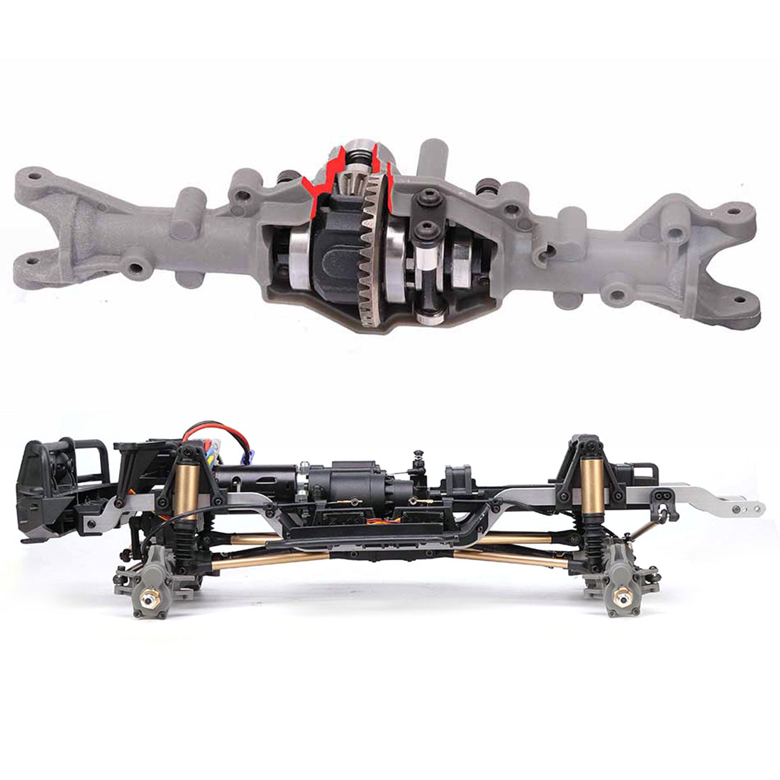 YK 4082 PRO 1/8 RC Car 2.4G 6CH 4WD Off-road Vehicle RC Crawler RC Car Remote Control Truck