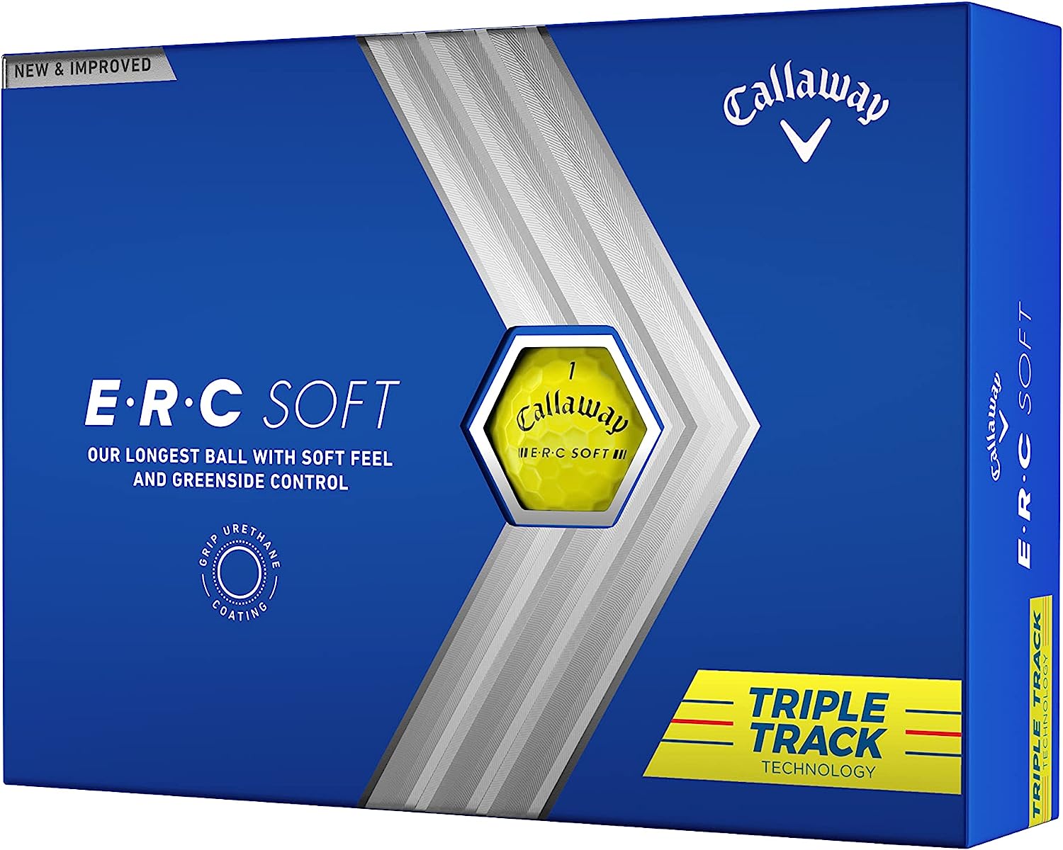 ERC Triple Track Golf Balls 12B PK