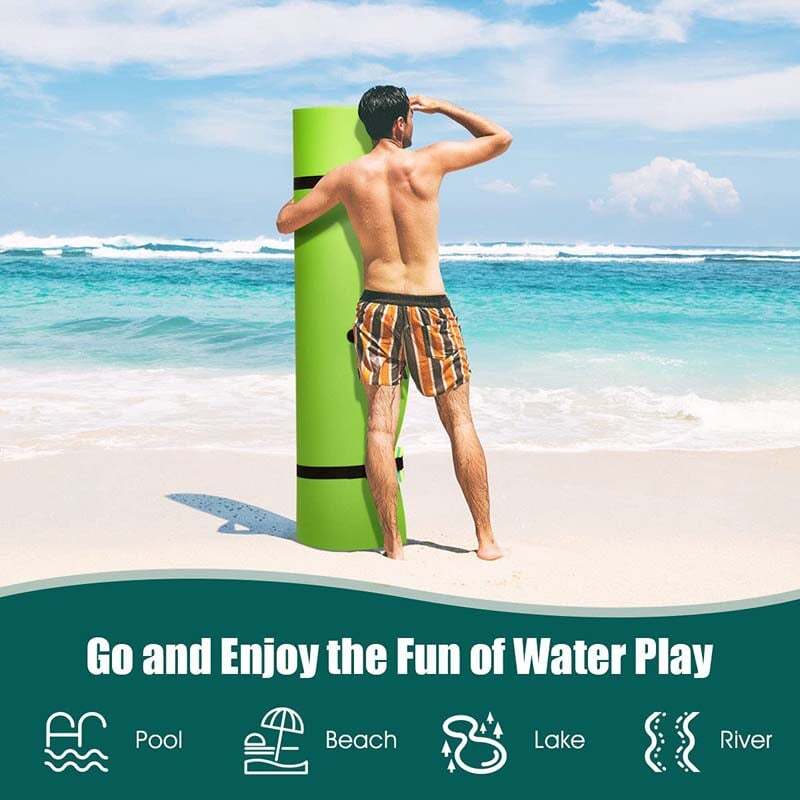 12' x 6' 3 Layer Tear-Resistant XPE Foam Floating Water Pad