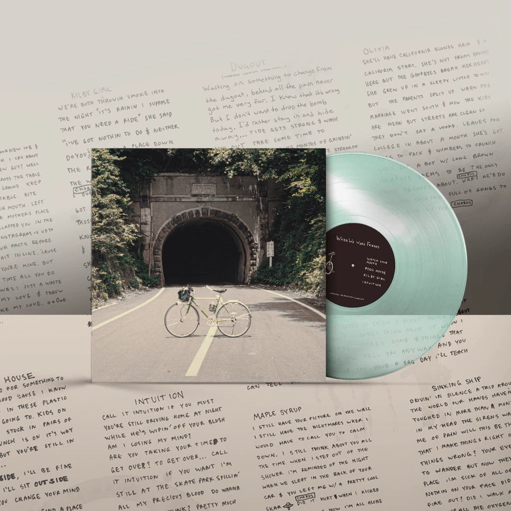 The Backseat Lovers - When We Were Friends Exclusive Translucent Blue Green Color Vinyl LP