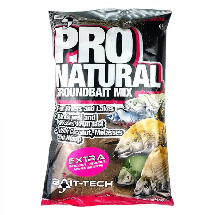 Bait-Tech Pro Natural Extra Groundbait 1.5kg