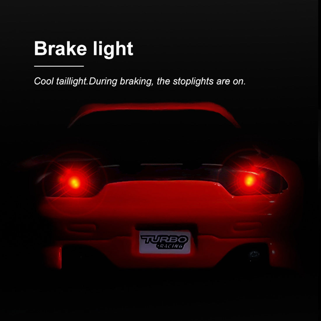 TURBO RACING 2.4Ghz 1:76 Full Scale Mini Electric Sports Car Desktop Mini RC Car - RTR