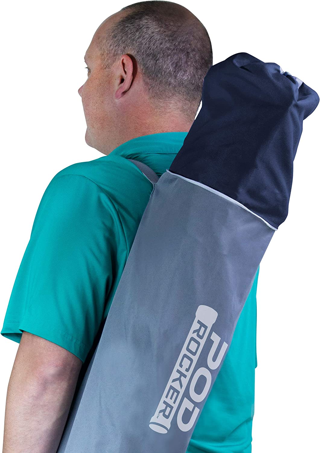 Outdoor Freestyle Rocker Portable Rocking Chair & Outdoor Camping Chair, ergonomic Nylon, Indigo Blue