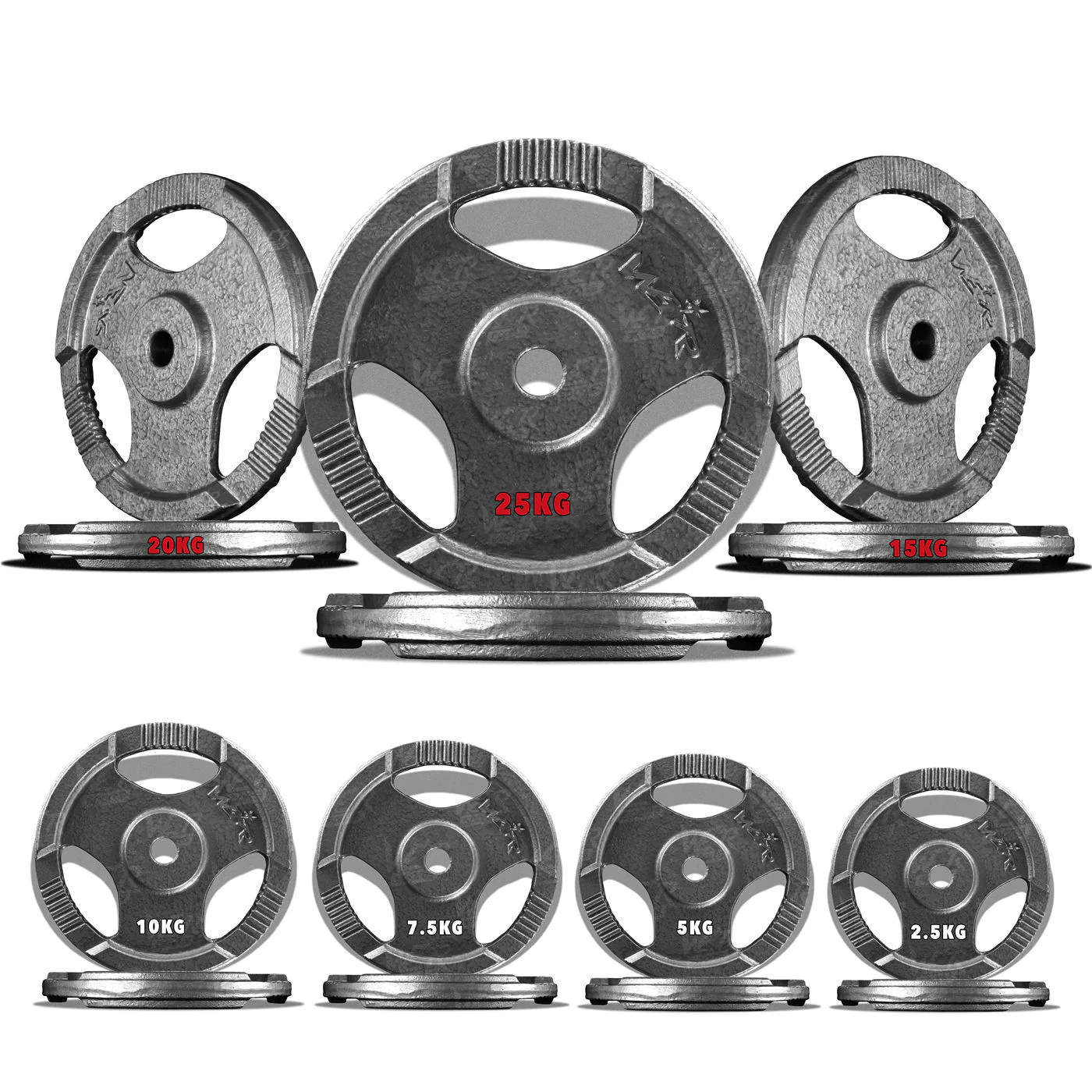 TriFlex Cast Iron Tri-Grip Weight Plate 1