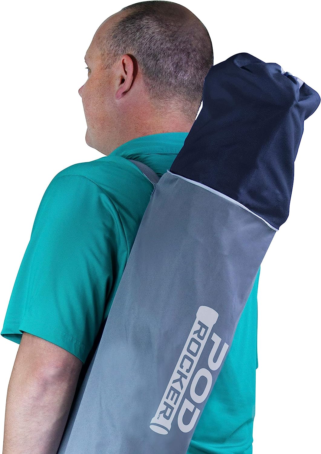 Outdoor Freestyle Rocker Portable Rocking Chair & Outdoor Camping Chair, ergonomic Nylon, Indigo Blue