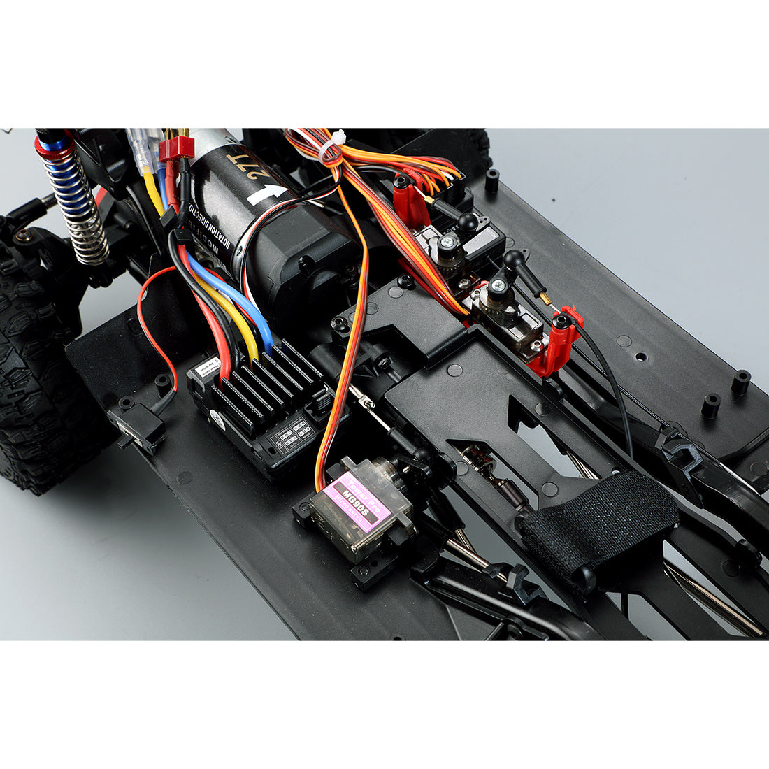 AXX4 1/10 RC Car 2.4G 4WD Electric Off-road Vehicle RC Crawler Model Brushed RC Truck - RTR Version