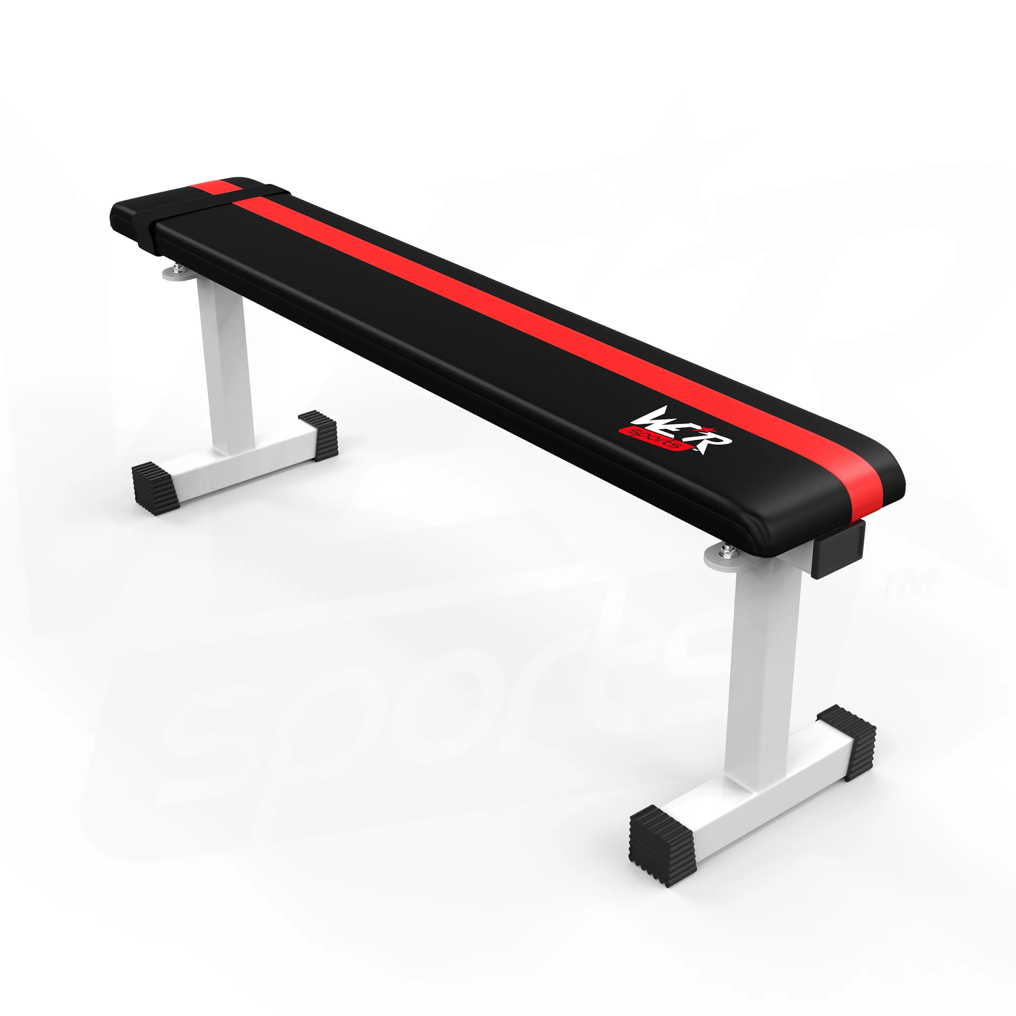 FlatPress Flat Weight Bench WHITE-RED