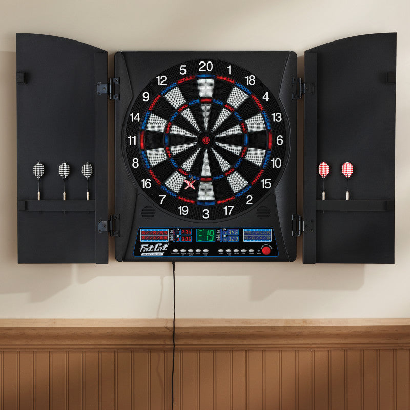 Fat Cat Electronx Electronic Dartboard, 13.5