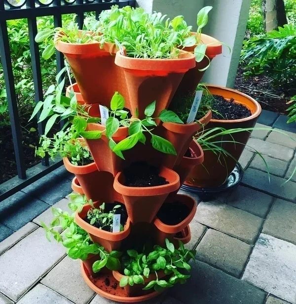 🌼Plant Festival Special 50% OFF-Stand Stacking Planters Strawberry Planting Pots