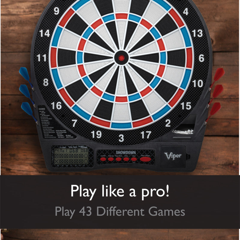 Viper Showdown Electronic Dartboard, 15.5