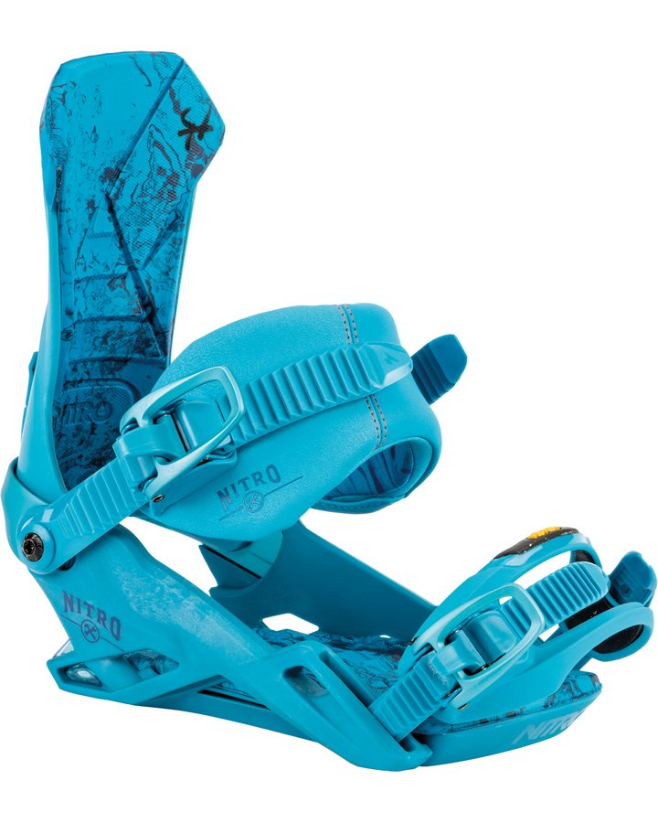 Nitro Team Snowboard Bindings - F.C.S./Blue - 2022 (M)