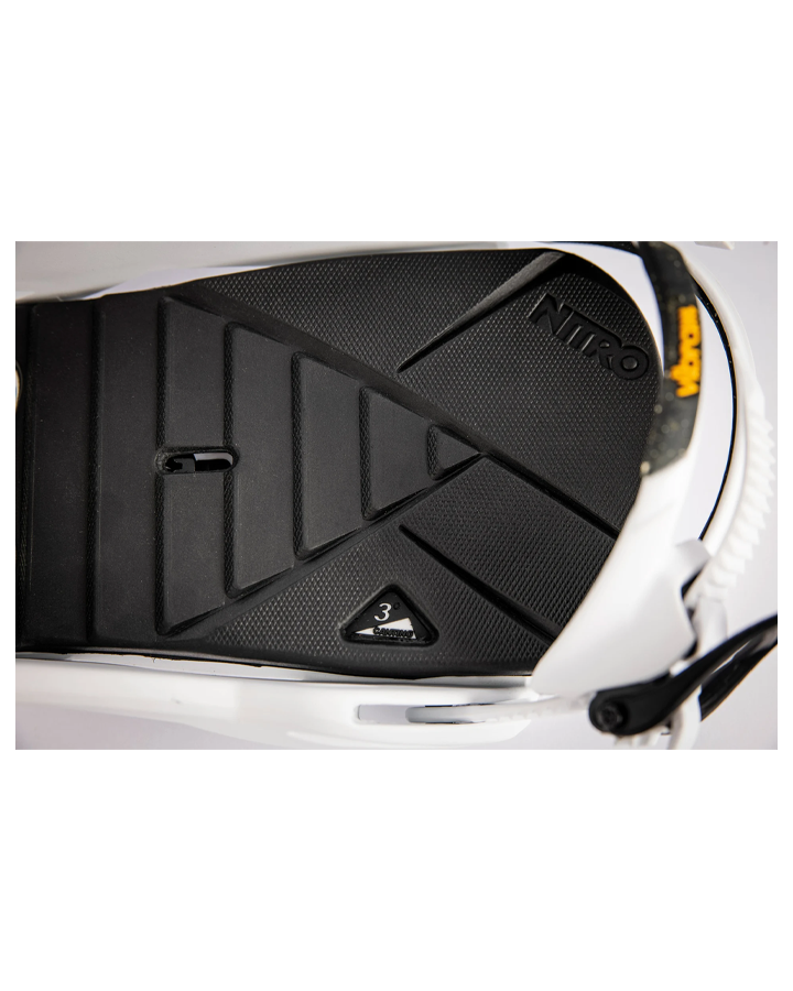 Nitro Team Snowboard Bindings - White - 2023