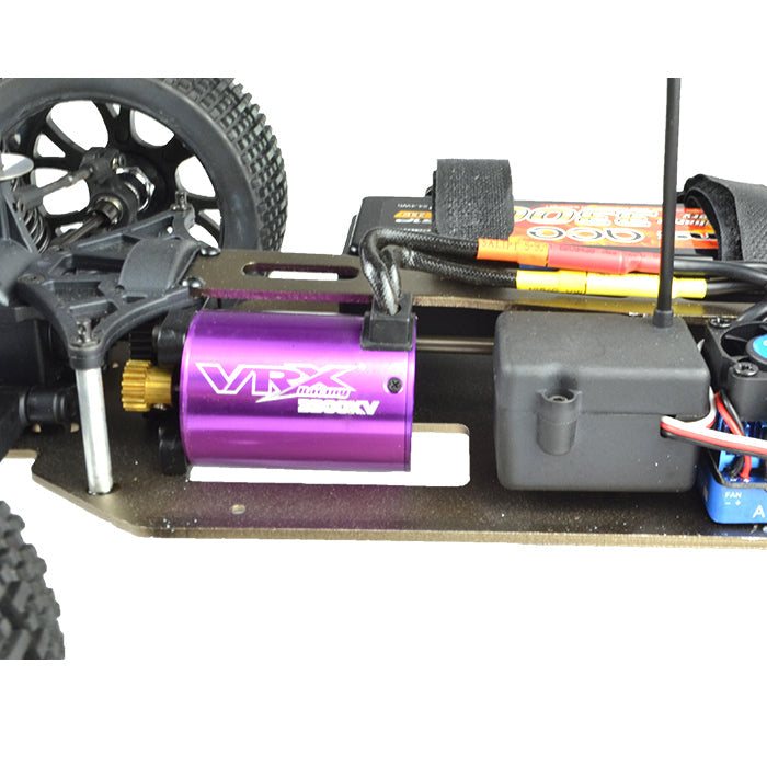 VRX RH816 1/8 Scale 4WD Brushless RTR Off-road Buggy High Speed 2.4GHz RC Car (with 60A ESC, 3650 Motor) - R0236 Yellow Blue
