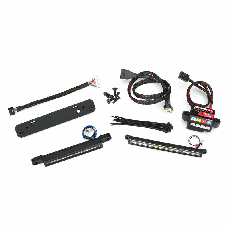 Traxxas X-Maxx Complete LED Light Kit with #6590 HV Power Amplifier