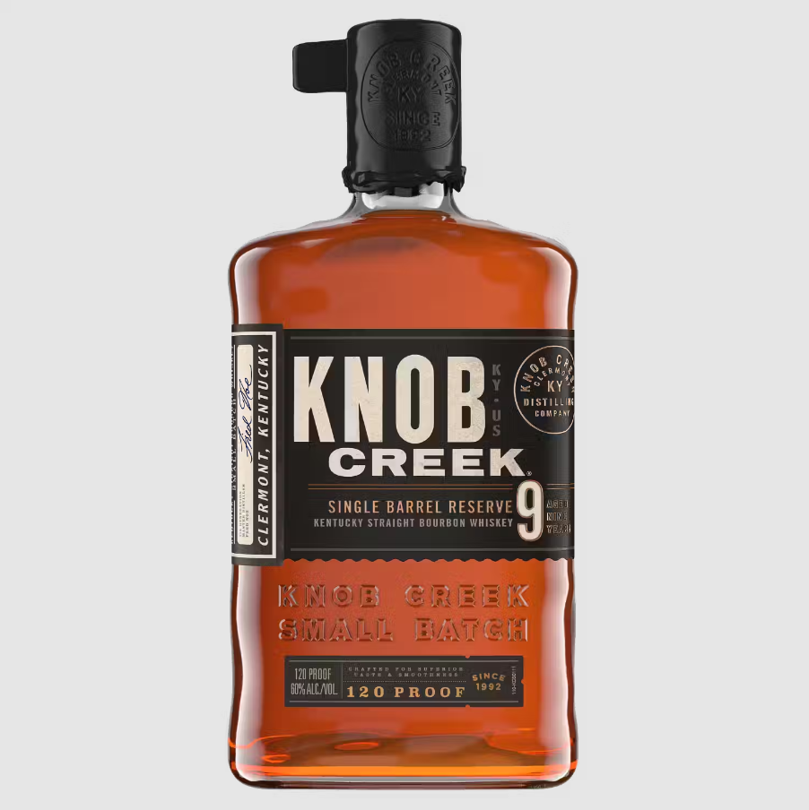 Knob Creek 9 Year Old Single Barrel Reserve Kentucky Straight Bourbon Whiskey