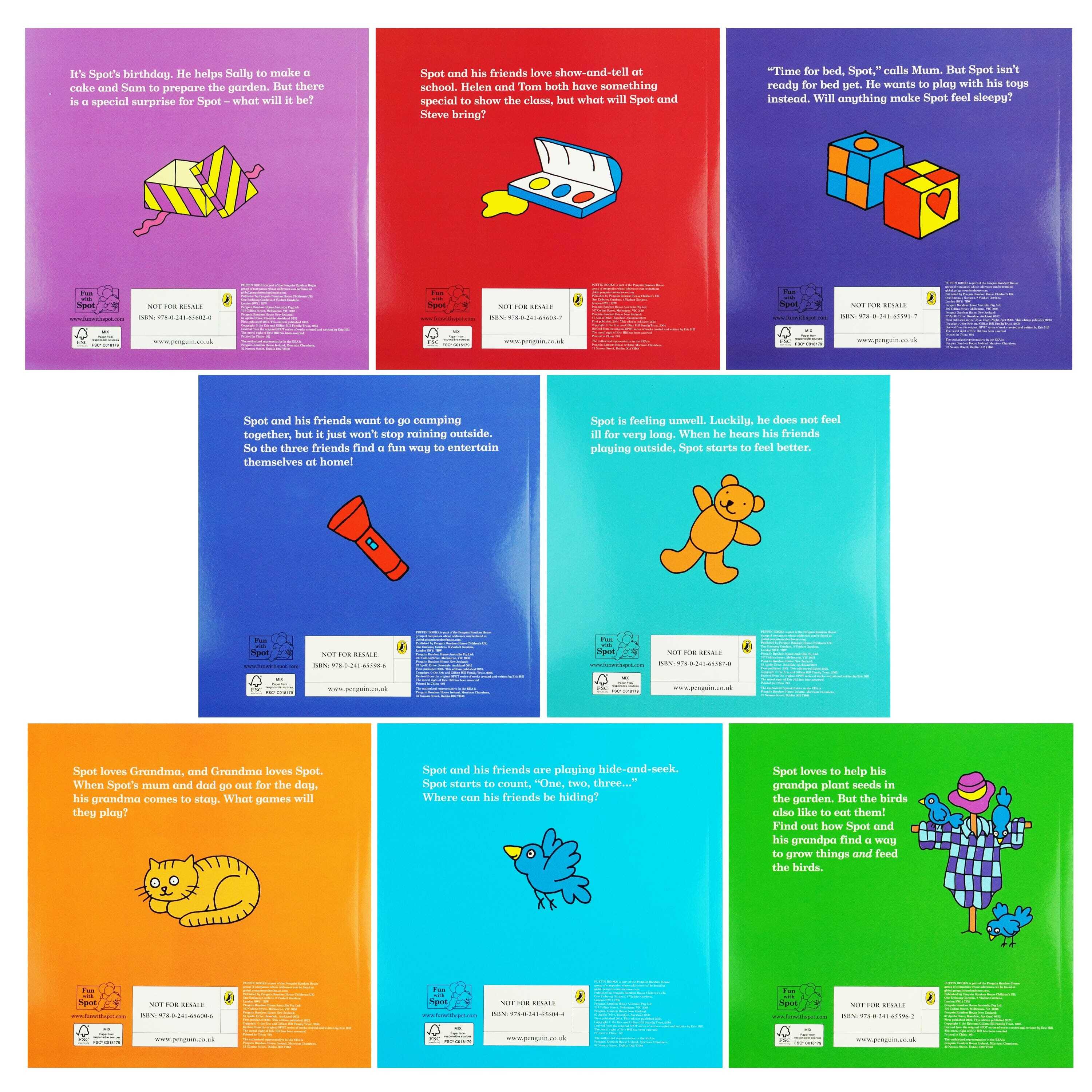 Read with Spot Collection by Eric Hill 8 Storybooks Set - Ages 2+ - Paperback