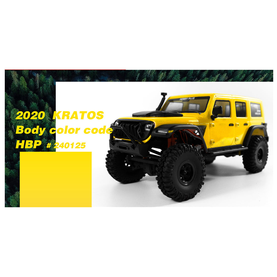 RC Car Hobby Plus CR-18 KRATOS 1/18 Scale Crawler Mini RC Off-road Vehicle
