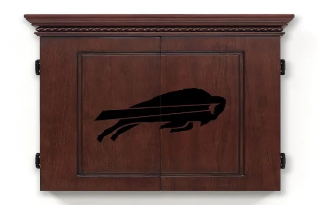 Buffalo Bills Vintage Dartboard Cabinet