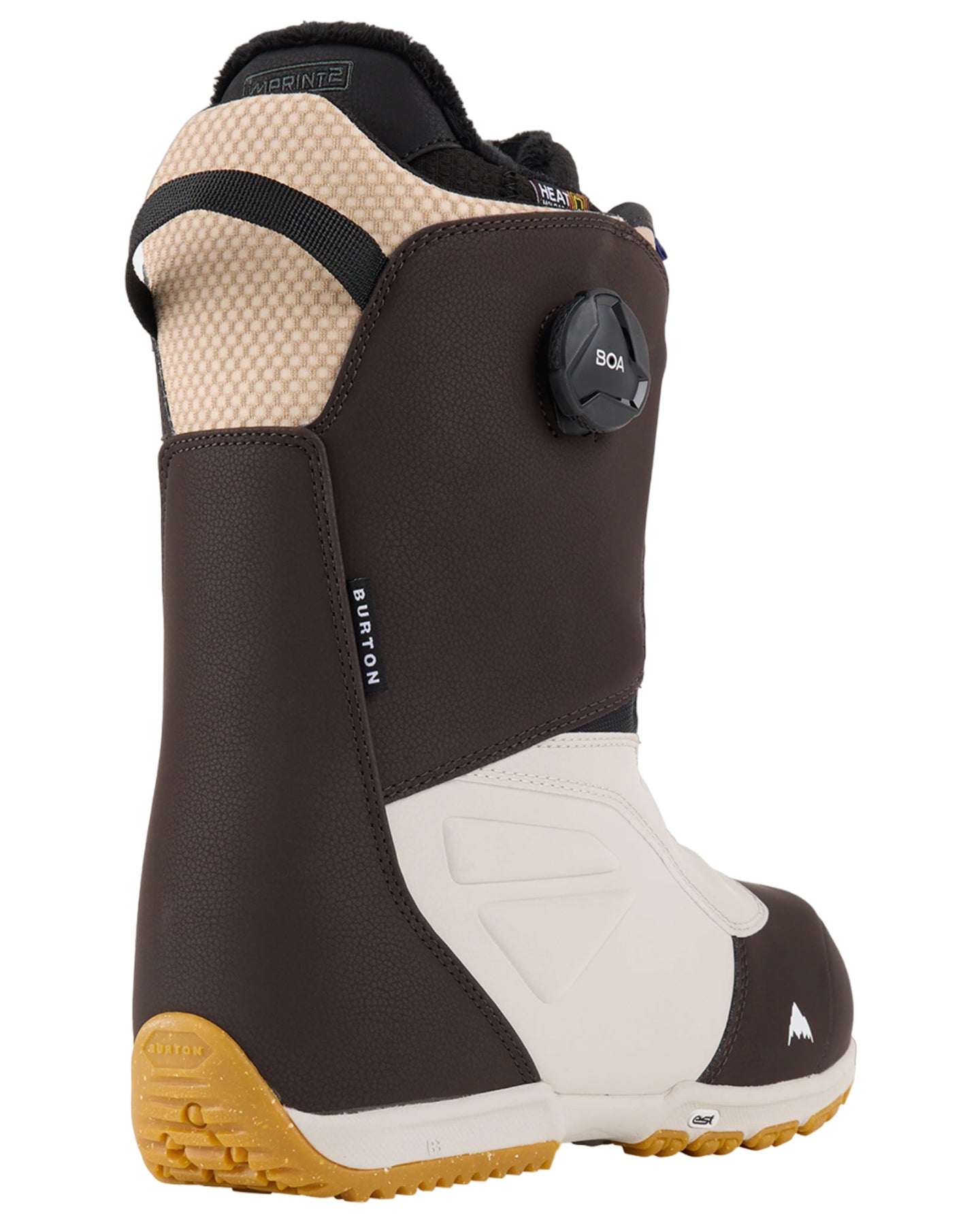 Burton Men's Ruler Boa® Snowboard Boots - Brown / Sand - 2024