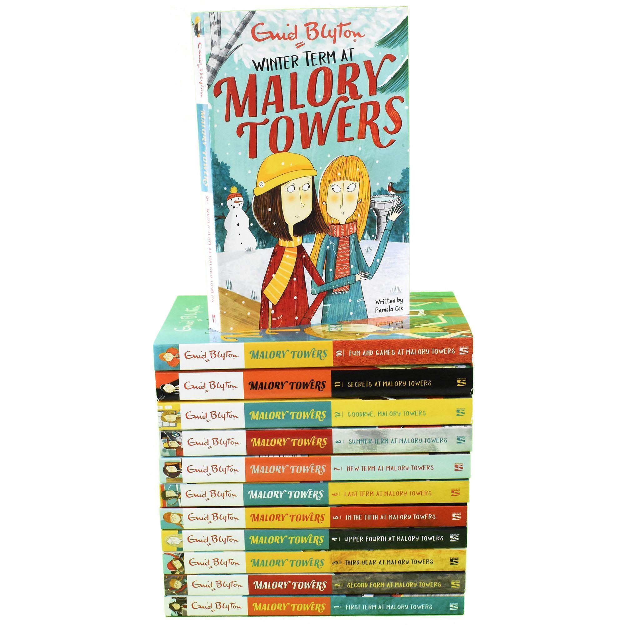 Malory Towers 12 Book Collection Set By Enid Blyton - Ages 9-14 - Paperback