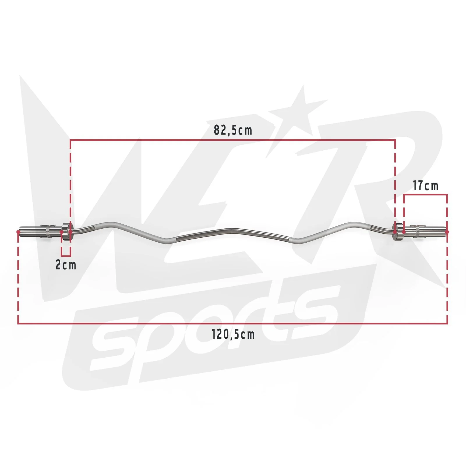 FlexBar Olympic EZ Curl Bar