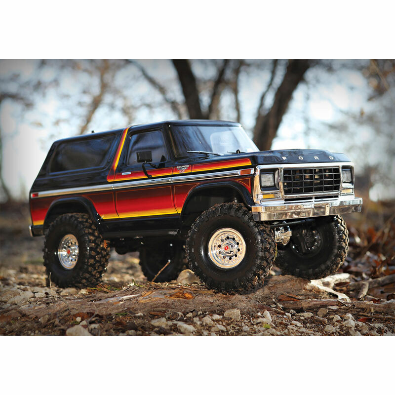 Traxxas TRX-4 Ford Bronco RC 4x4 Rock Crawler RTR w/3S LiPo COMBO