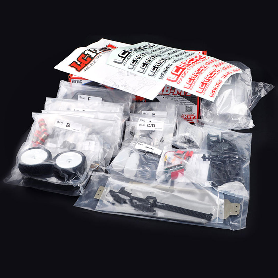 LC Racing LC12B1 1:12 4WD High Speed Brushless Buggy Off-road Vehicle Kit