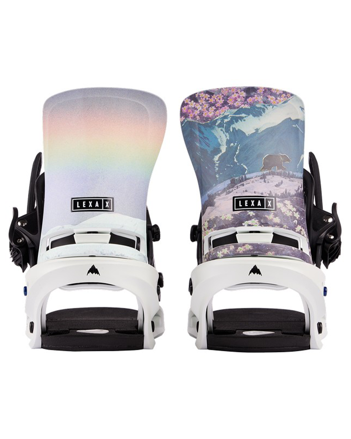 Burton Womens Lexa X Re:Flex Snowboard Bindings - Light Blue/Collage - 2023