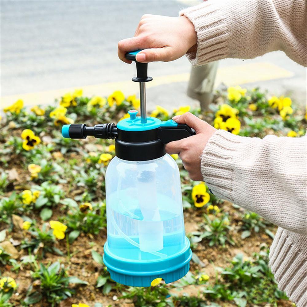 2L Gardening Pressure Water Spray Bottle Portable Garden Irrigation
