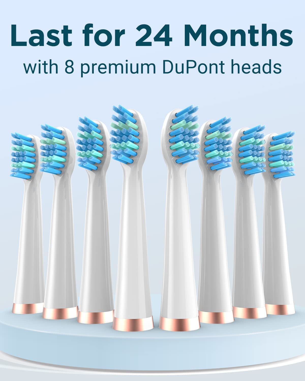 Sonic Electric Toothbrush for Adults - Rechargeable Electric Toothbrushes with 8 Brush Heads, & Travel Case,Teeth Whitening , Power Electric Toothbrush with Holder, Once Charge for 120 Days - H8 Pink