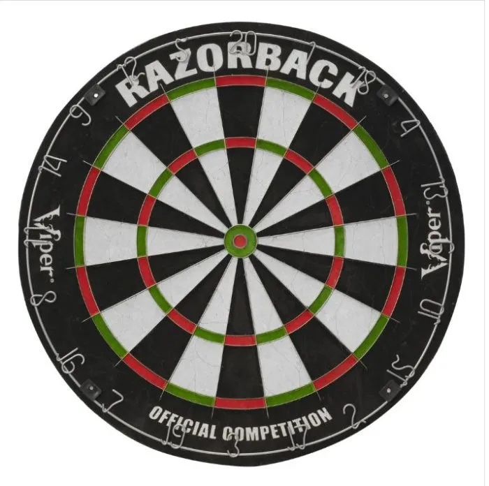 Viper Razorback Sisal Dartboard WDF Accredited